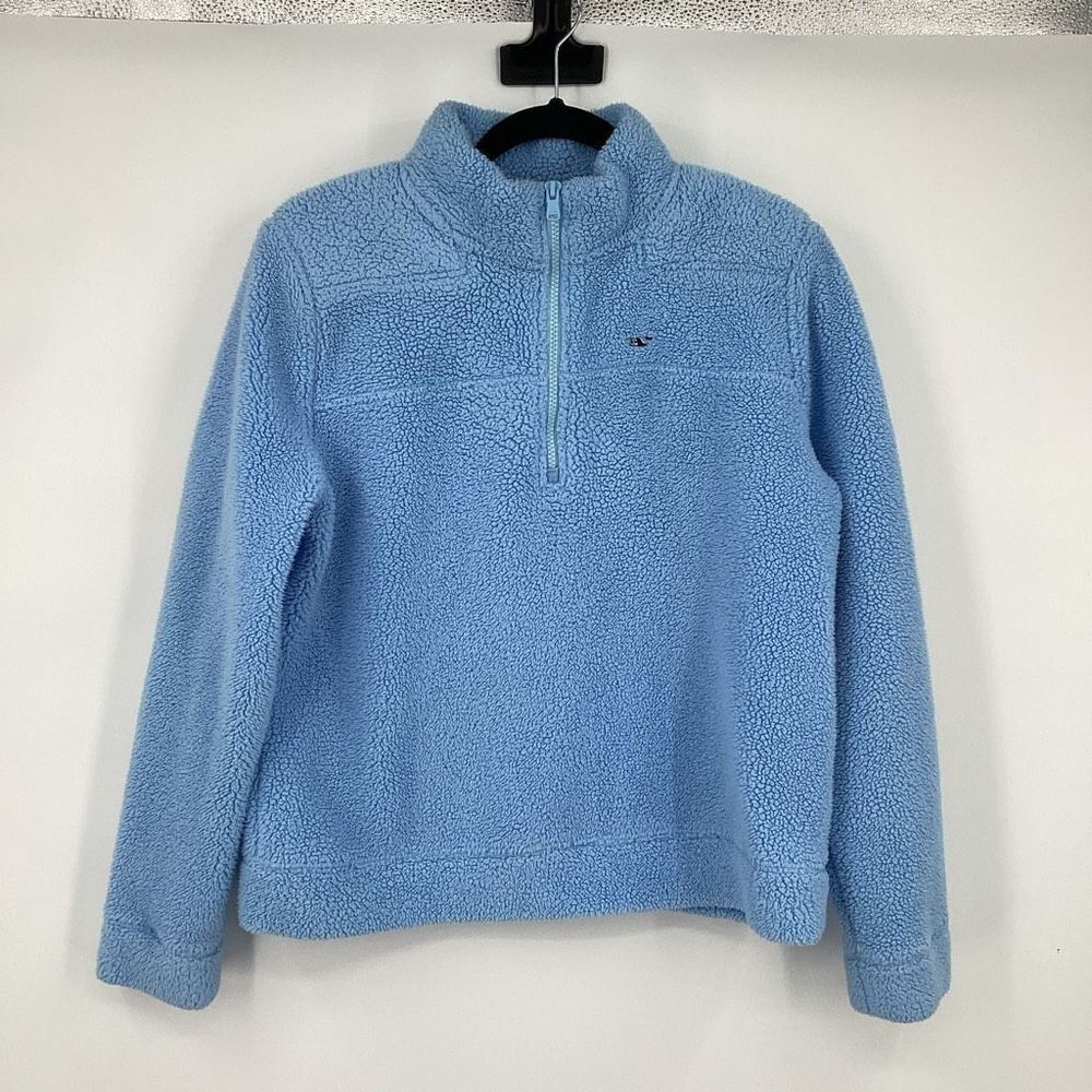 Ladies Vineyard Vines Teddy pullover Light blue-‎ Small